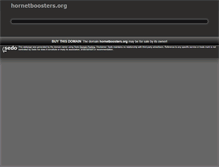 Tablet Screenshot of hornetboosters.org